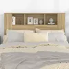 vidaXL Tête de lit avec étagères chêne Sonoma Voir les images du produit 5