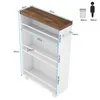 A diagram showing the dimensions of a slim storage cart. Anteprima dell’immagine prodotto