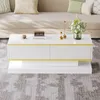Table basse Sweiko 100x50x38cm haute brillance,table basse Voir les images du produit 17