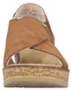 Rieker Damen Sandalette mit Kreuzbandage Plateau und Produktbild-Vorschau 4