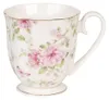 Clayre & Eef Tasse 200 ml Beige Rosa Porzellan Blumen Produktbild-Vorschau 1