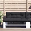 vidaXL Palettenkissen Schwarz 120x40x12 cm Stoff Produktbild-Vorschau 2