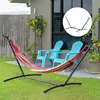 Outsunny Hängemattengestell Metall mit Haken 280x120x110 cm Produktbild-Vorschau 7
