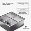 Klarstein Küchenspüle – Edelstahlspüle, Kratzfest & Produktbild-Vorschau 10