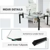 COSTWAY Table basse avec plateau de table en verre, table Voir les images du produit 5