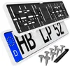 Kennzeichenhalter mit umlaufendem Rahmen Kfz-Kennzeichen Produktbild-Vorschau 1