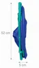 Relaxdays Moonchair Kinder, Dino, faltbar, HxBxT: 47 x 50 x Produktbild-Vorschau 6