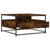 Couchtisch Räuchereiche 80x80x45 cm Holzwerkstoff Produktbild-Vorschau 3