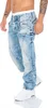 Cipo & Baxx Herren Regular Fit Jeans BJ894A Blau, W36/L34 Produktbild-Vorschau 2
