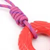 Jouet pour chien Pneu avec corde et couineur Anneau de Voir les images du produit 6