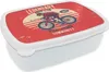 KitchenYeah® Lunchbox Brotzeit Brotdose 17x11 cm Fahrrad - Produktbild-Vorschau 1