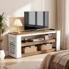 Supporto TV da 160 cm in stile rustico, adatto per Anteprima dell’immagine prodotto 4