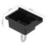 A black sink with dimensions indicated by measurement lines and text. Produktbild-Vorschau