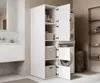 Armoire haute de salle de bain Beatrice 187 x 45 x 65 cm Voir les images du produit 3