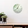 DEQORI Glasuhr Ø30 cm Zahlen 'Zarte Eleganz' Wanduhr Glas Produktbild-Vorschau 4