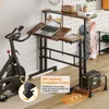 Iropro Stehpult Höhenverstellbar Sitz-Steh Schreibtisch mit Produktbild-Vorschau 5
