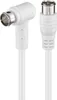 Goobay 67349 Cavo antenna SAT angolato (80 dB), 2x Anteprima dell’immagine prodotto 1
