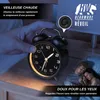 BEARWARE Réveil analogique, rond, avec lumière, rétro, Voir les images du produit 7