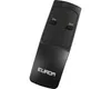 A black remote control for a heater, with 'ON' and 'OFF' buttons and the 'EUROM' logo. Náhled obrázku produktu