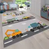 Teppich Kinderzimmer Kinderteppich Spielteppich Rutschfest Produktbild-Vorschau 1