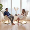 houpací křeslo tectake® Swing 70 x 93 x 100 cm, nosnost 120 Náhled obrázku produktu 17