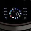 Close-up of a washing machine control panel displaying various wash cycle options and a digital timer. Produktbild-Vorschau