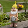 Dekofiguren Gartenzwerg Keramik 29cm bunt pastell 1 Stück Produktbild-Vorschau 2