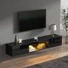 Merax Wand-TV-Ständer mit LED-Beleuchtung und 2 Türen, Produktbild-Vorschau 3