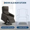 Elektrischer Relaxsessel mit Massage, Fernsehsessel Produktbild-Vorschau 10