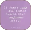 Mr. & Mrs. Panda Tischuntersetzer Spruch 23. Geburtstag Produktbild-Vorschau 1