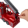 Feuerwehrwagen mit AUSZIEHBARER LEITER, Feuerwehrleute für Produktbild-Vorschau 6