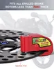 Bremsscheibenschloss Alarm Rot Alarm Disc Lock mit 1,2m Produktbild-Vorschau 3