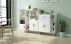 Mondeer Sideboard Armoire de stockage avec 2 portes et 5 Voir les images du produit 11