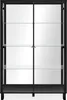 finori Albi 53A Highboard, schwarz / Spiegel Maß: B x H x T Produktbild-Vorschau 1