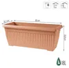 Fioriera da balcone 60cm in terracotta DTTx Anteprima dell’immagine prodotto 7