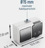 ABSINA Aufputzsteckdose & Aufputzschalter Kombination IP44 Produktbild-Vorschau 4