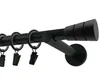 Bastone per tende moderno nero opaco – 120 cm, singolo Anteprima dell’immagine prodotto 1