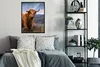 MuchoWow® Gerahmtes Poster Schottischer Highlander - Berg - Produktbild-Vorschau 5
