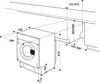 Vollintegrierter waschtrockner (8/6 kg), 1400 u/min Indesit Produktbild-Vorschau 6