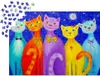 Enjoy Puzzle Katzen Puzzle - 1000 Teile buntes Spielzeug Produktbild-Vorschau 2