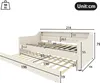 Flieks Polsterbett 90x200cm mit USB und LED, Schlafsofa Produktbild-Vorschau 7