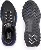 A pair of black Lacoste sneakers shown from the top and the sole view. Produktbild-Vorschau