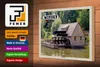 Holzschild Städte Minden Schiffsmühle Fluss 30x20cm Produktbild-Vorschau 3