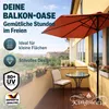 Kingsleeve Ombrellone Mezzaluna a Parete Ø2,7m con Anteprima dell’immagine prodotto 2
