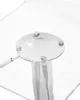 BELIANI Trendy Barhocker 2er Set Transparent/Weiß Metall Produktbild-Vorschau 9