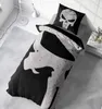4 teilig Bettwäsche 135x200 cm Totenkopf Muster Skull Produktbild-Vorschau 4