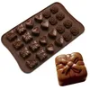 GKA 2 Stück Silikon Pralinenform Geschenke Herzen Rosen Produktbild-Vorschau 6