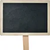 Clayre & Eef Tablica kredowa 8x2x8 cm czarne drewno Podgląd zdjęcia produktu 1