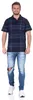 Herren Poloshirt T-shirt Polo-Hemd Kurzarm,  Dunkelblau L Produktbild-Vorschau 2