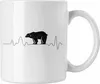Trendation -  Herzschlag Eisbären Tasse Geschenk Mädchen Produktbild-Vorschau 1